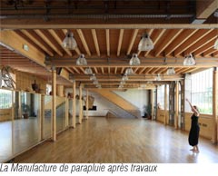 La Manufacture de parapluie aprs travaux