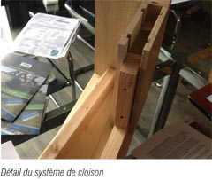 Dtail du systme de cloison