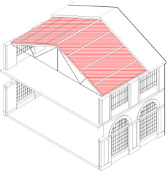 Isoler sous la toiture