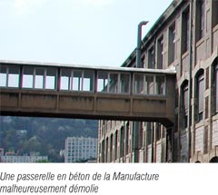 passserelle bton